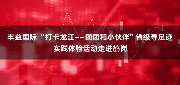 丰益国际 “打卡龙江——团团和小伙伴”省级寻足迹实践体验活动走进鹤岗